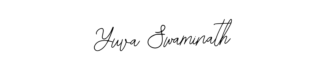 Use a signature maker to create a handwritten signature online. With this signature software, you can design (Bearetta-2O07w) your own signature for name Yuva Swaminath. Yuva Swaminath signature style 12 images and pictures png