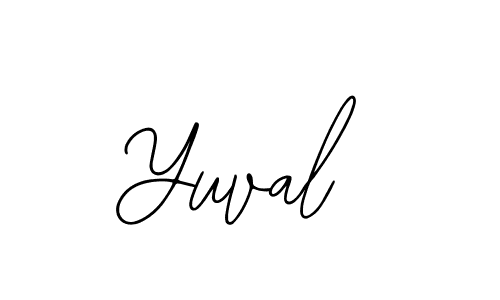 Use a signature maker to create a handwritten signature online. With this signature software, you can design (Bearetta-2O07w) your own signature for name Yuval. Yuval signature style 12 images and pictures png