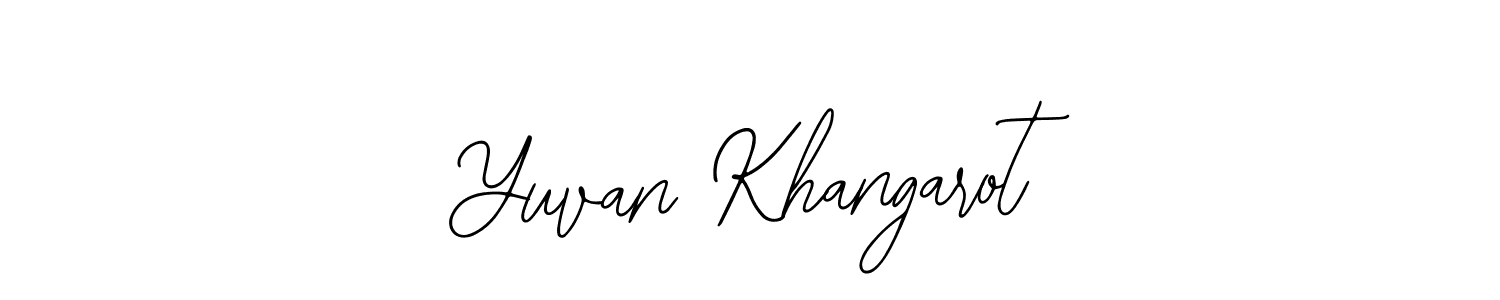 It looks lik you need a new signature style for name Yuvan Khangarot. Design unique handwritten (Bearetta-2O07w) signature with our free signature maker in just a few clicks. Yuvan Khangarot signature style 12 images and pictures png