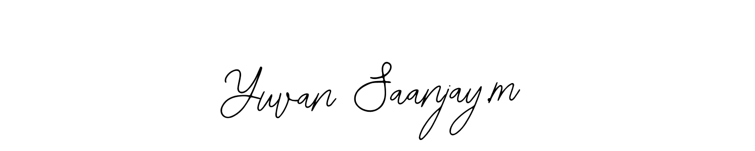 How to Draw Yuvan Saanjay.m signature style? Bearetta-2O07w is a latest design signature styles for name Yuvan Saanjay.m. Yuvan Saanjay.m signature style 12 images and pictures png