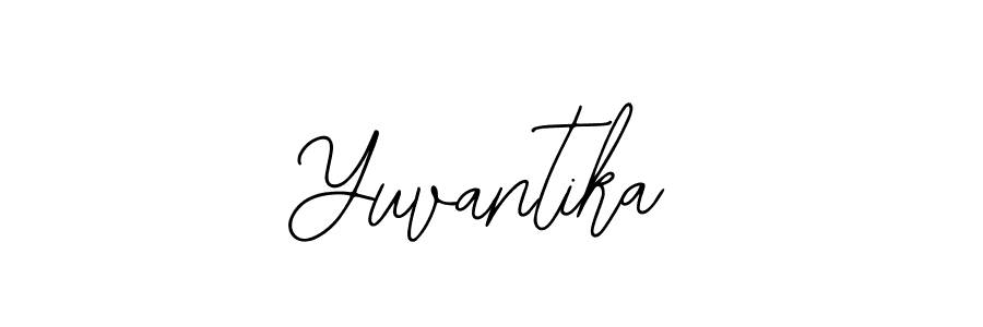 Design your own signature with our free online signature maker. With this signature software, you can create a handwritten (Bearetta-2O07w) signature for name Yuvantika. Yuvantika signature style 12 images and pictures png