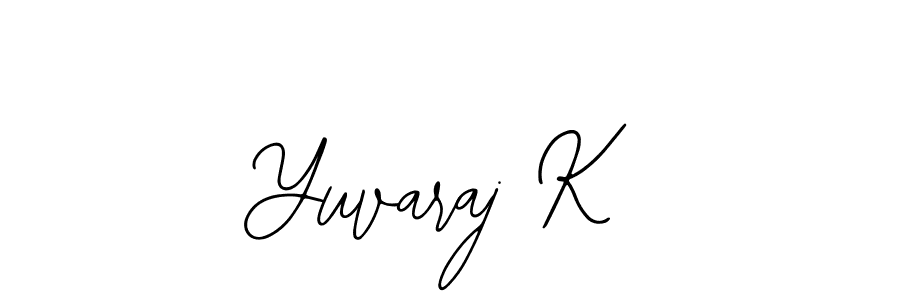 How to make Yuvaraj K signature? Bearetta-2O07w is a professional autograph style. Create handwritten signature for Yuvaraj K name. Yuvaraj K signature style 12 images and pictures png