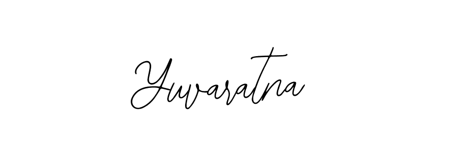if you are searching for the best signature style for your name Yuvaratna. so please give up your signature search. here we have designed multiple signature styles  using Bearetta-2O07w. Yuvaratna signature style 12 images and pictures png