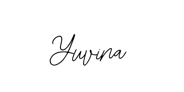 You should practise on your own different ways (Bearetta-2O07w) to write your name (Yuvina) in signature. don't let someone else do it for you. Yuvina signature style 12 images and pictures png