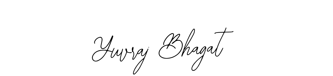 if you are searching for the best signature style for your name Yuvraj Bhagat. so please give up your signature search. here we have designed multiple signature styles  using Bearetta-2O07w. Yuvraj Bhagat signature style 12 images and pictures png