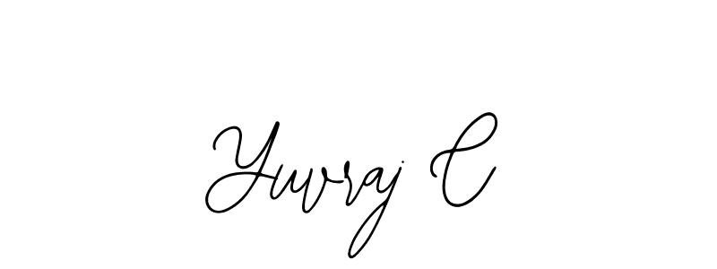 Make a beautiful signature design for name Yuvraj C. Use this online signature maker to create a handwritten signature for free. Yuvraj C signature style 12 images and pictures png