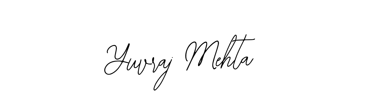 The best way (Bearetta-2O07w) to make a short signature is to pick only two or three words in your name. The name Yuvraj Mehta include a total of six letters. For converting this name. Yuvraj Mehta signature style 12 images and pictures png