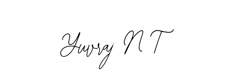 Make a beautiful signature design for name Yuvraj N T. Use this online signature maker to create a handwritten signature for free. Yuvraj N T signature style 12 images and pictures png