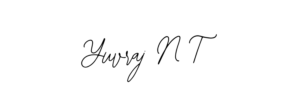Yuvraj N T stylish signature style. Best Handwritten Sign (Bearetta-2O07w) for my name. Handwritten Signature Collection Ideas for my name Yuvraj N T. Yuvraj N T signature style 12 images and pictures png