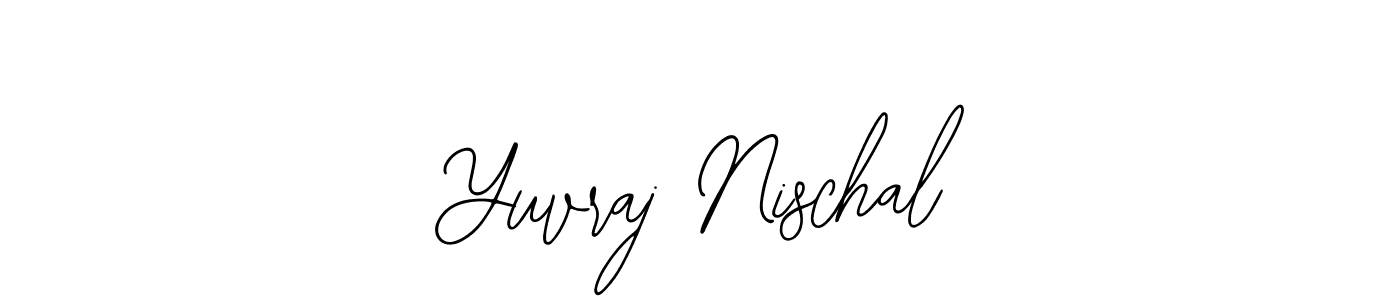How to Draw Yuvraj Nischal signature style? Bearetta-2O07w is a latest design signature styles for name Yuvraj Nischal. Yuvraj Nischal signature style 12 images and pictures png