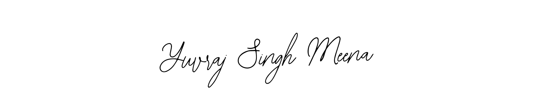 Bearetta-2O07w is a professional signature style that is perfect for those who want to add a touch of class to their signature. It is also a great choice for those who want to make their signature more unique. Get Yuvraj Singh Meena name to fancy signature for free. Yuvraj Singh Meena signature style 12 images and pictures png