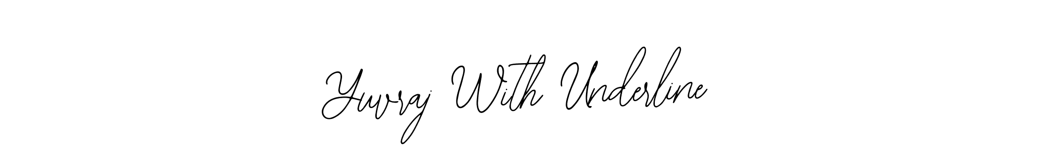 Also You can easily find your signature by using the search form. We will create Yuvraj With Underline name handwritten signature images for you free of cost using Bearetta-2O07w sign style. Yuvraj With Underline signature style 12 images and pictures png