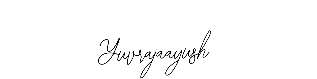 Use a signature maker to create a handwritten signature online. With this signature software, you can design (Bearetta-2O07w) your own signature for name Yuvrajaayush. Yuvrajaayush signature style 12 images and pictures png