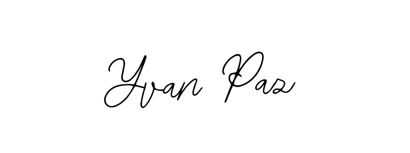 Design your own signature with our free online signature maker. With this signature software, you can create a handwritten (Bearetta-2O07w) signature for name Yvan Paz. Yvan Paz signature style 12 images and pictures png