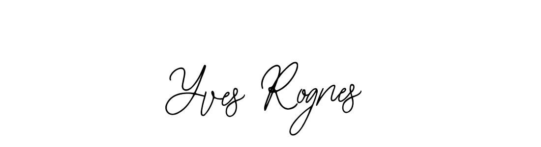 You should practise on your own different ways (Bearetta-2O07w) to write your name (Yves Rognes) in signature. don't let someone else do it for you. Yves Rognes signature style 12 images and pictures png