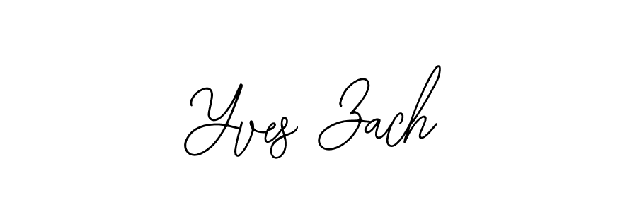The best way (Bearetta-2O07w) to make a short signature is to pick only two or three words in your name. The name Yves Zach include a total of six letters. For converting this name. Yves Zach signature style 12 images and pictures png