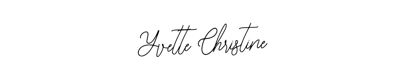 Make a beautiful signature design for name Yvette Christine. With this signature (Bearetta-2O07w) style, you can create a handwritten signature for free. Yvette Christine signature style 12 images and pictures png