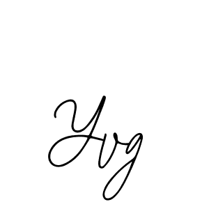 How to make Yvg signature? Bearetta-2O07w is a professional autograph style. Create handwritten signature for Yvg name. Yvg signature style 12 images and pictures png