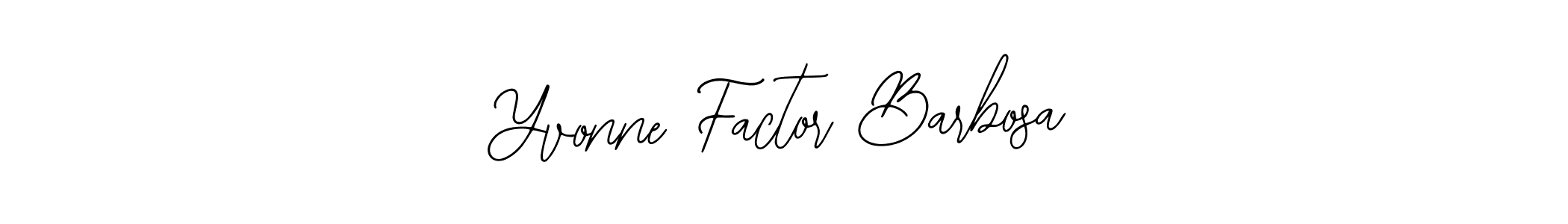 The best way (Bearetta-2O07w) to make a short signature is to pick only two or three words in your name. The name Yvonne Factor Barbosa include a total of six letters. For converting this name. Yvonne Factor Barbosa signature style 12 images and pictures png