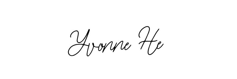 Design your own signature with our free online signature maker. With this signature software, you can create a handwritten (Bearetta-2O07w) signature for name Yvonne He. Yvonne He signature style 12 images and pictures png