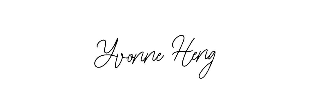 Similarly Bearetta-2O07w is the best handwritten signature design. Signature creator online .You can use it as an online autograph creator for name Yvonne Heng. Yvonne Heng signature style 12 images and pictures png