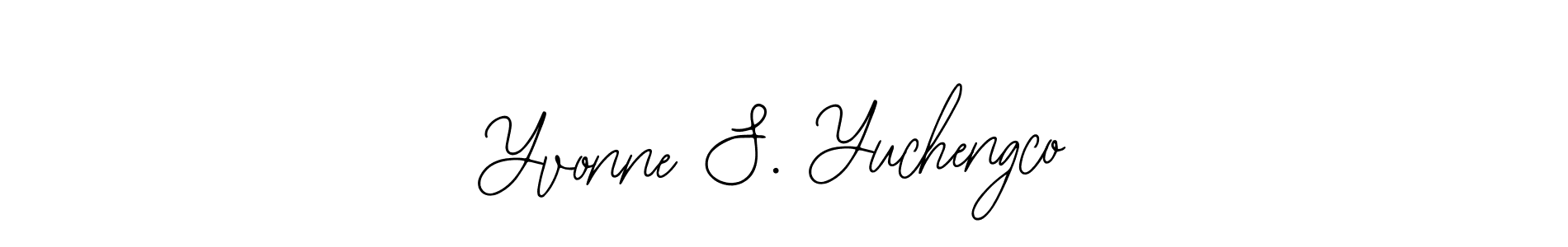 Use a signature maker to create a handwritten signature online. With this signature software, you can design (Bearetta-2O07w) your own signature for name Yvonne S. Yuchengco. Yvonne S. Yuchengco signature style 12 images and pictures png