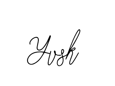 The best way (Bearetta-2O07w) to make a short signature is to pick only two or three words in your name. The name Yvsk include a total of six letters. For converting this name. Yvsk signature style 12 images and pictures png