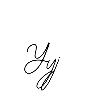 Also You can easily find your signature by using the search form. We will create Yyj name handwritten signature images for you free of cost using Bearetta-2O07w sign style. Yyj signature style 12 images and pictures png