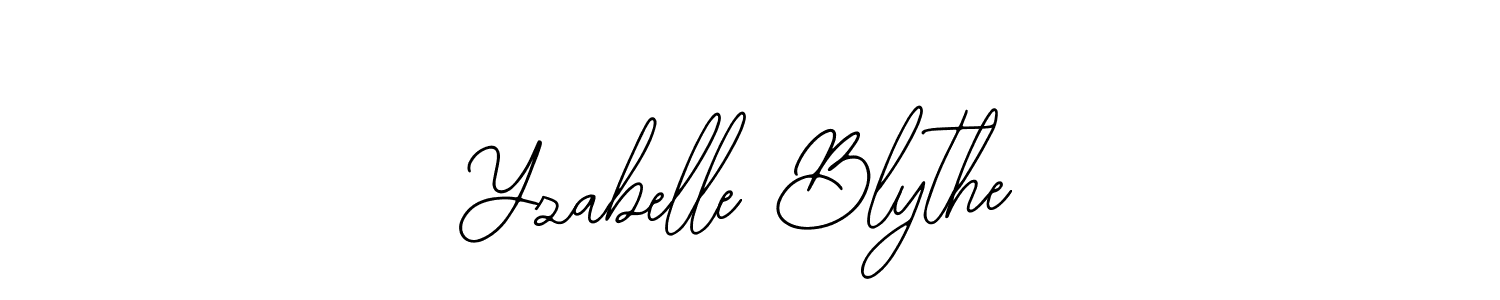 Make a beautiful signature design for name Yzabelle Blythe. Use this online signature maker to create a handwritten signature for free. Yzabelle Blythe signature style 12 images and pictures png