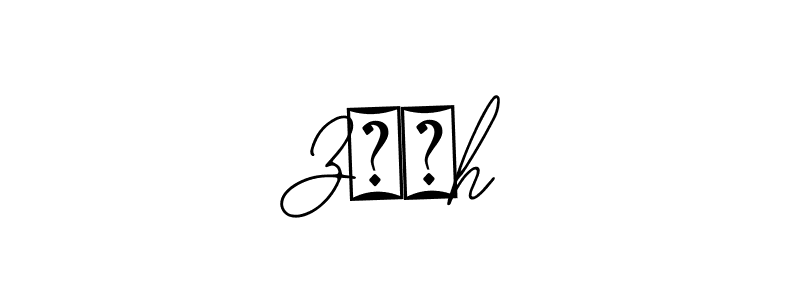 Z❤️h stylish signature style. Best Handwritten Sign (Bearetta-2O07w) for my name. Handwritten Signature Collection Ideas for my name Z❤️h. Z❤️h signature style 12 images and pictures png