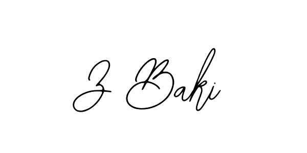 It looks lik you need a new signature style for name Z Baki. Design unique handwritten (Bearetta-2O07w) signature with our free signature maker in just a few clicks. Z Baki signature style 12 images and pictures png