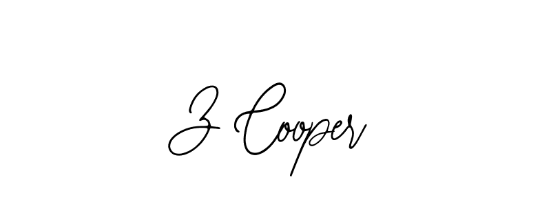Create a beautiful signature design for name Z Cooper. With this signature (Bearetta-2O07w) fonts, you can make a handwritten signature for free. Z Cooper signature style 12 images and pictures png