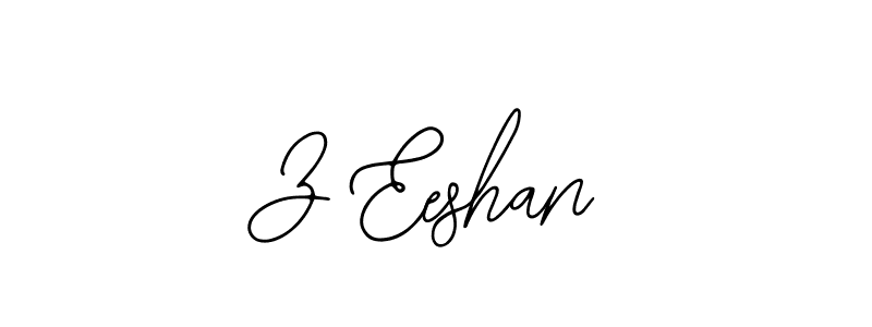 Create a beautiful signature design for name Z Eeshan. With this signature (Bearetta-2O07w) fonts, you can make a handwritten signature for free. Z Eeshan signature style 12 images and pictures png