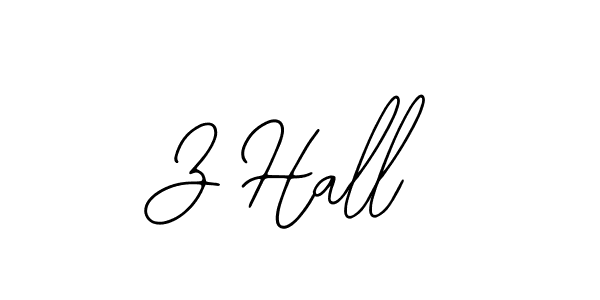 How to make Z Hall signature? Bearetta-2O07w is a professional autograph style. Create handwritten signature for Z Hall name. Z Hall signature style 12 images and pictures png