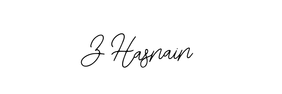 How to make Z Hasnain signature? Bearetta-2O07w is a professional autograph style. Create handwritten signature for Z Hasnain name. Z Hasnain signature style 12 images and pictures png