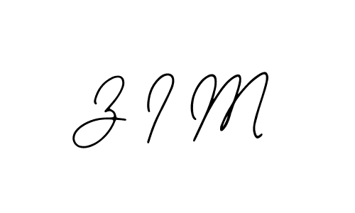 Design your own signature with our free online signature maker. With this signature software, you can create a handwritten (Bearetta-2O07w) signature for name Z I M. Z I M signature style 12 images and pictures png
