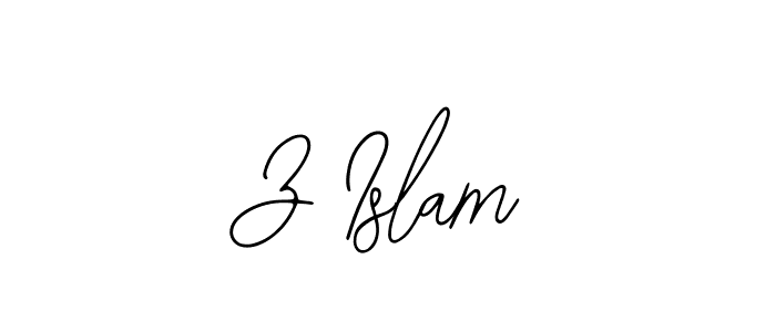 It looks lik you need a new signature style for name Z Islam. Design unique handwritten (Bearetta-2O07w) signature with our free signature maker in just a few clicks. Z Islam signature style 12 images and pictures png