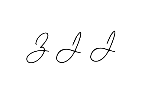 How to make Z J J signature? Bearetta-2O07w is a professional autograph style. Create handwritten signature for Z J J name. Z J J signature style 12 images and pictures png