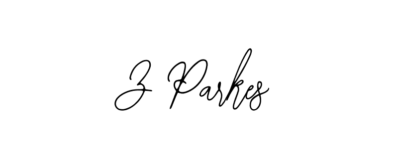 Design your own signature with our free online signature maker. With this signature software, you can create a handwritten (Bearetta-2O07w) signature for name Z Parkes. Z Parkes signature style 12 images and pictures png