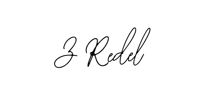 Create a beautiful signature design for name Z Redel. With this signature (Bearetta-2O07w) fonts, you can make a handwritten signature for free. Z Redel signature style 12 images and pictures png