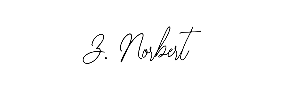 Also You can easily find your signature by using the search form. We will create Z. Norbert name handwritten signature images for you free of cost using Bearetta-2O07w sign style. Z. Norbert signature style 12 images and pictures png