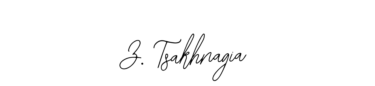 This is the best signature style for the Z. Tsakhnagia name. Also you like these signature font (Bearetta-2O07w). Mix name signature. Z. Tsakhnagia signature style 12 images and pictures png