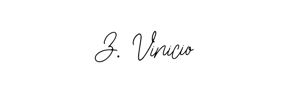 It looks lik you need a new signature style for name Z. Vinicio. Design unique handwritten (Bearetta-2O07w) signature with our free signature maker in just a few clicks. Z. Vinicio signature style 12 images and pictures png