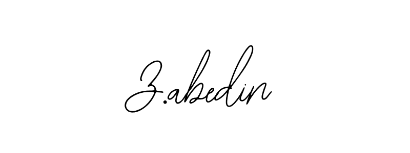 It looks lik you need a new signature style for name Z.abedin. Design unique handwritten (Bearetta-2O07w) signature with our free signature maker in just a few clicks. Z.abedin signature style 12 images and pictures png