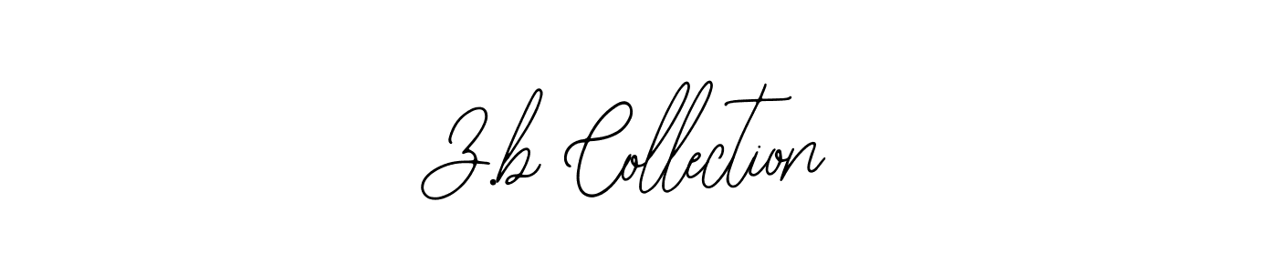 How to make Z.b Collection signature? Bearetta-2O07w is a professional autograph style. Create handwritten signature for Z.b Collection name. Z.b Collection signature style 12 images and pictures png