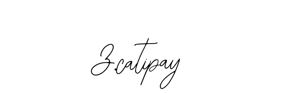 Z.catipay stylish signature style. Best Handwritten Sign (Bearetta-2O07w) for my name. Handwritten Signature Collection Ideas for my name Z.catipay. Z.catipay signature style 12 images and pictures png