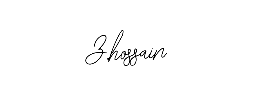 Check out images of Autograph of Z.hossain name. Actor Z.hossain Signature Style. Bearetta-2O07w is a professional sign style online. Z.hossain signature style 12 images and pictures png