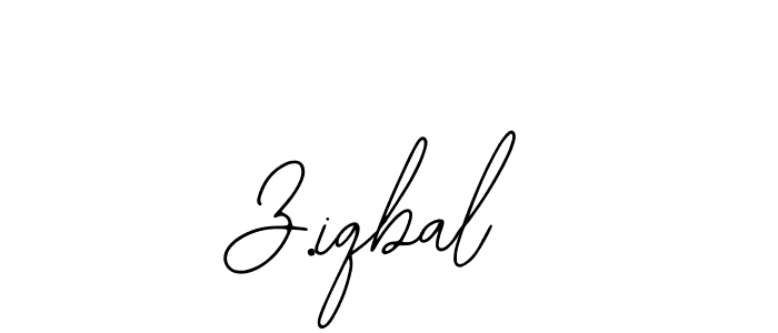 Z.iqbal stylish signature style. Best Handwritten Sign (Bearetta-2O07w) for my name. Handwritten Signature Collection Ideas for my name Z.iqbal. Z.iqbal signature style 12 images and pictures png