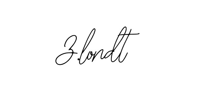 Also we have Z.londt name is the best signature style. Create professional handwritten signature collection using Bearetta-2O07w autograph style. Z.londt signature style 12 images and pictures png