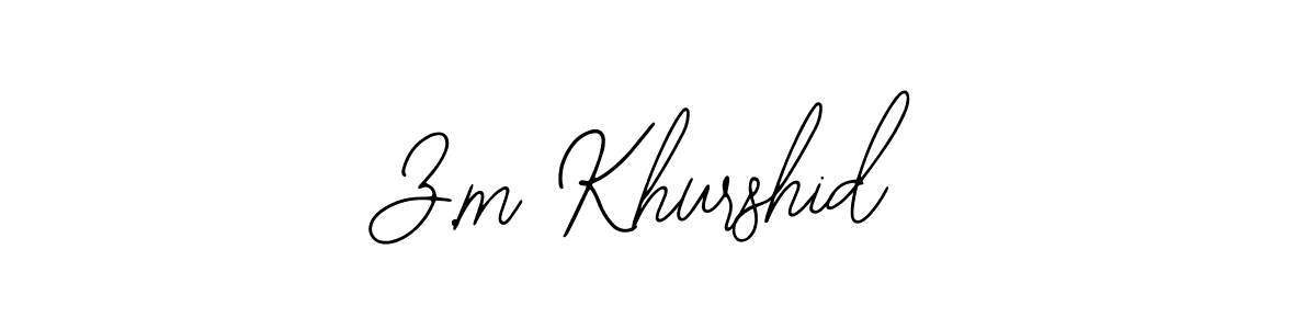 Once you've used our free online signature maker to create your best signature Bearetta-2O07w style, it's time to enjoy all of the benefits that Z.m Khurshid name signing documents. Z.m Khurshid signature style 12 images and pictures png